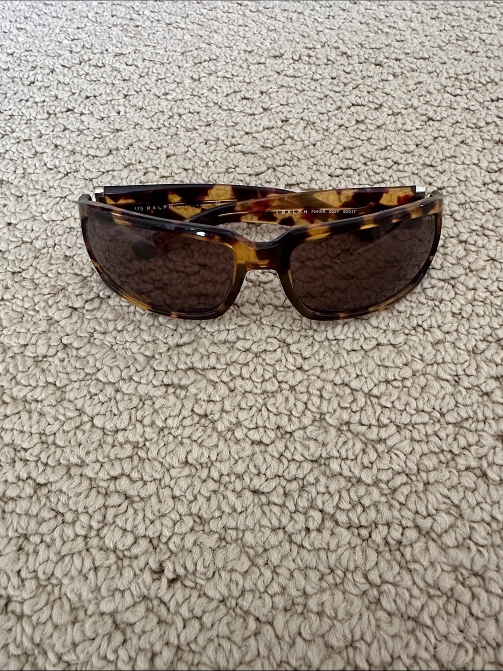Ralph by Ralph Lauren 7540/S Havana Tortoise Sunglasses EUC